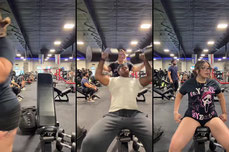 Getting clapped at the gym