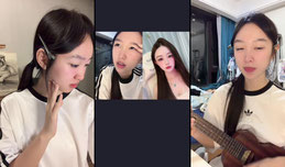 背着爸妈偷偷直播