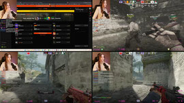 2 matches left until rank in faceit and  First time having 1 braid :0