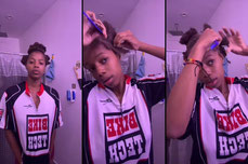 Doing my hair