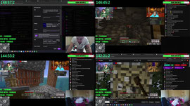 DAY 4 HARDCORE MINECRAFT MARATHON - ALL BOSSES СЪСТЕЗАВАМ СЕ СЪС SPEED I KAI CENAT