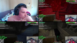 DAY 5 HARDCORE MINECRAFT MARATHON - ALL BOSSES СЪСТЕЗАВАМ СЕ СЪС SPEED I KAI CENAT 6ot sum gei