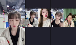一级运动员正在踢腿
