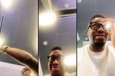 Hanging out before my flight.
