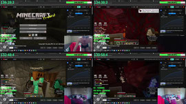 DAY 5 HARDCORE MINECRAFT MARATHON - ALL BOSSES СЪСТЕЗАВАМ СЕ СЪС SPEED I KAI CENAT 6ot sum gei