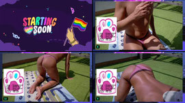 CerveCita con tu femboy favorita. Tomando el sol. Hot & Horny 🔥
