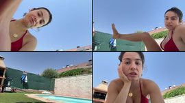 gotika en la piscina💦(TOY MUY MALITA🤒)🖤   !redes !insta