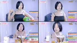 찐따여캠 12시 술먹방