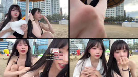 해변 비키니 다시보기X with설탱