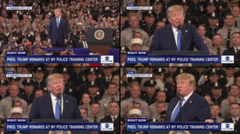 President Trump delivers remarks in Garden City, NY at police training center: LIVE
