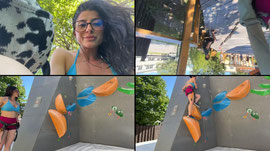rock climbing—> !Follow !Sub !Discord !Giveaway 😈💸