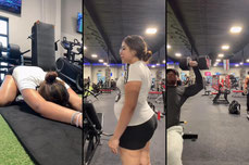Getting clapped at the gym