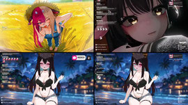 ❤LIVE 3DIO❤ Anubis girl helps you sleep~ kisses, earlicks, soft talking and more ♥
