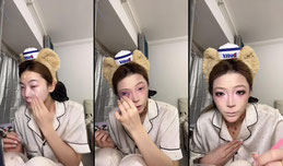 04年女dj化妆上班赚钱养猫