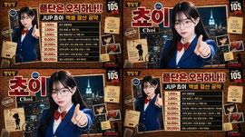 [JUP]벌칙 면제다 쏴리질렁!! 다들 감사합니두웅