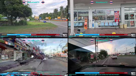 Live unterwegs mit BlauenKlaus in Thailand