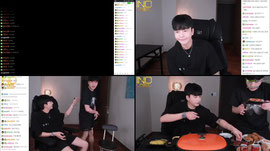 불닭볶음면 4봉, 치킨, 핫도그, 칠리스 먹방  [이노레이블]