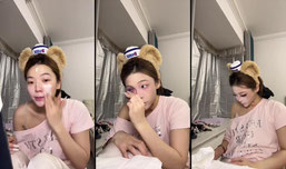 04年女dj化妆上班赚钱养猫