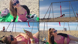 BEACH AERIAL(?) if I can find someone to climb