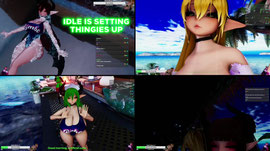 |18+| End your week with a couple BUSTY virtual bimbos wiggling, jiggling & being silly on camera