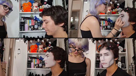 chatting and makeup