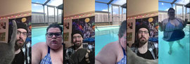 Virtual Hangout with my Boyfriend & Pool stretches