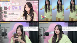 붙임머리 색깔 룰렛 100개ㅋㅋㅋㅋ큐ㅠ 다음주 팬미팅!!