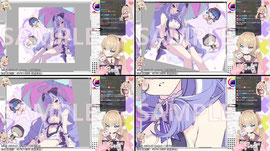 27岁离职美术女工激情画稿