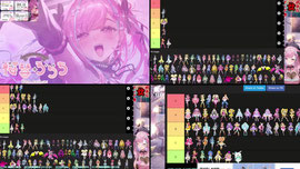 【雑談】好きな女キャラクターTier表作る