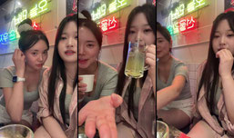 미모의 여성과