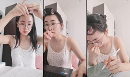 00后考公直播学习