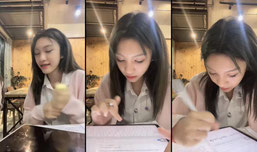 ตกใจหมดเลยจะสอบมากอดเค้าเลย