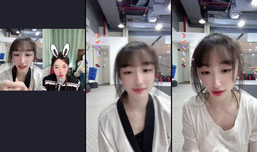 一级运动员正在踢腿