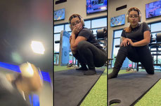 Getting clapped at the gym