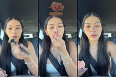 Grwm in the car!!