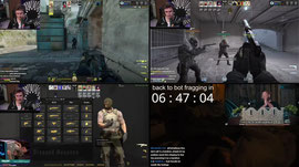 🔴 100 HOUR CS2 MARATHON ft. THE YARD AND JOSHMAN 🔴 STARTED AT RANK 12,571 🔴 20 SECOND DELAY