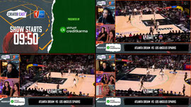 WNBA Creator Cast: Atlanta vs. Los Angeles LIVE! Credit Spark by Credit Karma turns bills into credit history #ad #creditkarma