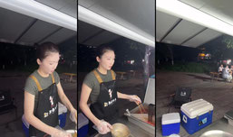 大漂亮阜阳卷馍在家画饼