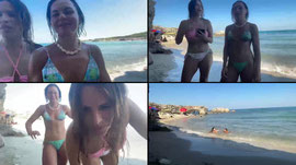 Beach Day & New Friend Vibes ☀️ 👋🌊👙