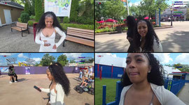 FACING MY BIGGEST FEAR AT SIX FLAGS… 🎢😭