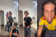 Cortándome el pelo