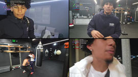 late night boxing gym w / @ashalk || !tts !socials !mealprep !hummusfit
