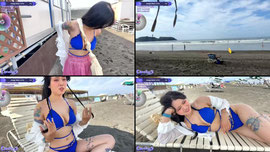 🌙 Beach Day || more beach strram tmr ||stream has ended rerun for whom missed✨!social