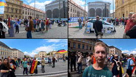 #München #Marcel #MünchenZeigtGesicht #Demo #Regierungskritik #MUC2208 14:00 Uhr | Odeonsplatz