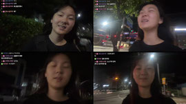 산책 중 (내일은 여캠이 되어 올게.