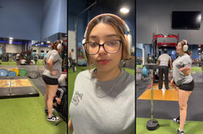 Getting clapped at the gym