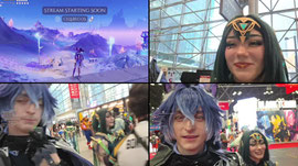 AnimeNYC! :D <3 | Genshin cosplay day, saying hellow and wandering around with @nordycos
