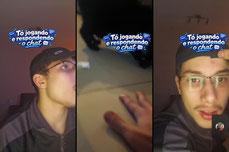 jogando e respondendo comentário