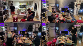 [생]도도 영마 주호 여게스트 돼지갈비먹방#부산 #먹방 #남캠 #고민상담 #술먹방 #여캠 #먹방 #토크
