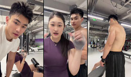 带女会员练背的一天